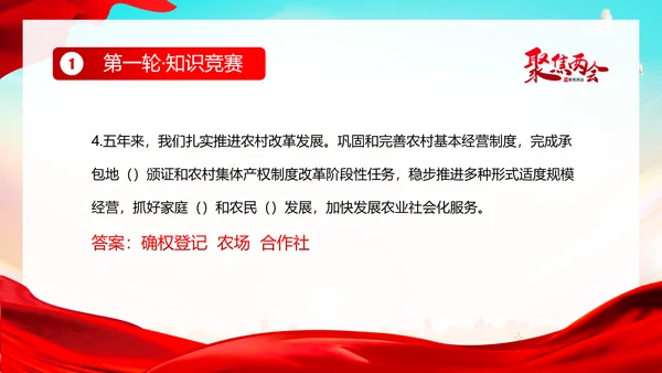 全国两会知识竞赛两会精神两会应知应会PPT课件