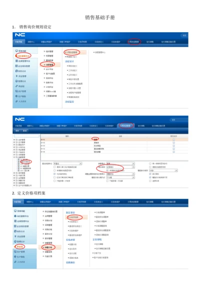 销售操作简单手册模板.docx