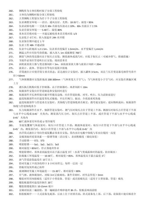 二级建造师机电实务重点记忆点.docx