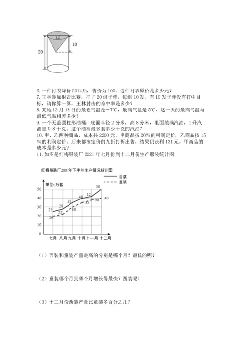 六年级小升初数学应用题50道精品含答案.docx