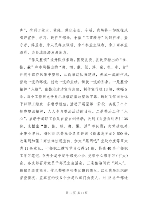 县工商行政管理局工作汇报 (2).docx