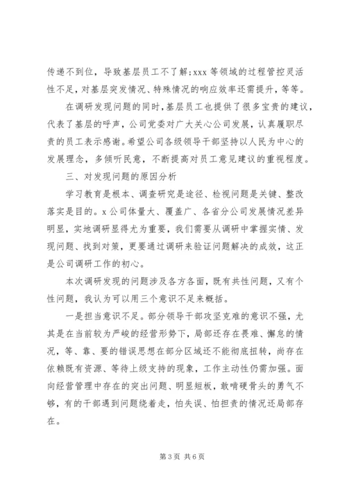 企业发展面临问题困难专题调研报告.docx