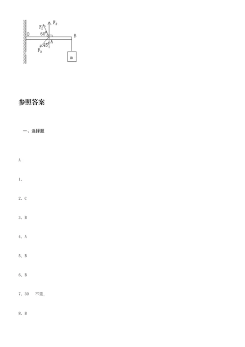 2023年杠杆知识点自归纳.docx