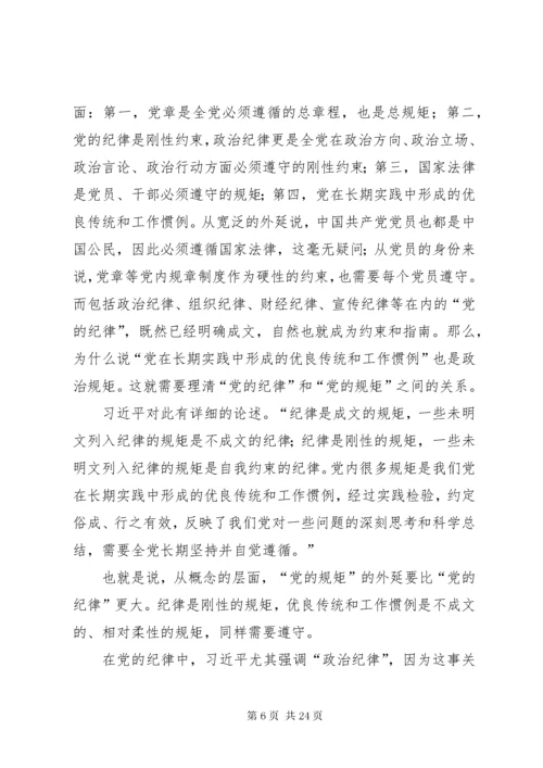 学习党纪党规,做讲规矩、有纪律的合格党员.docx