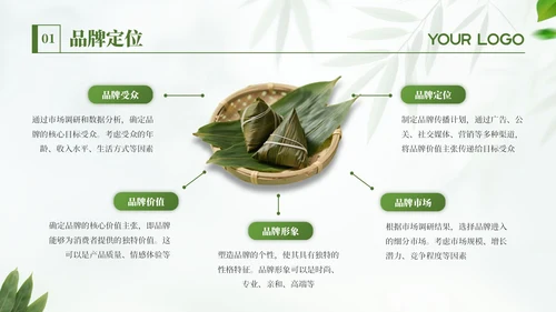 绿色端午节日活动策划通用PPT模板