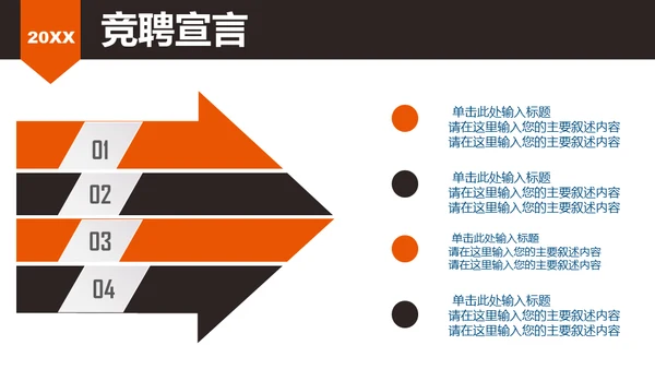 企业岗位竞聘述职报告通用PPT模板