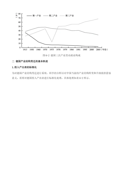 德国产业结构演化路线.docx