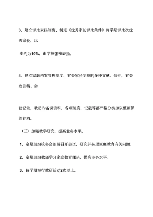 活动方案之幼儿园家长工作方案.docx