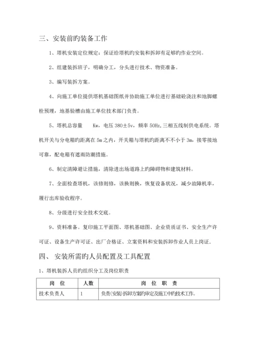 塔式起重机安拆方案.docx