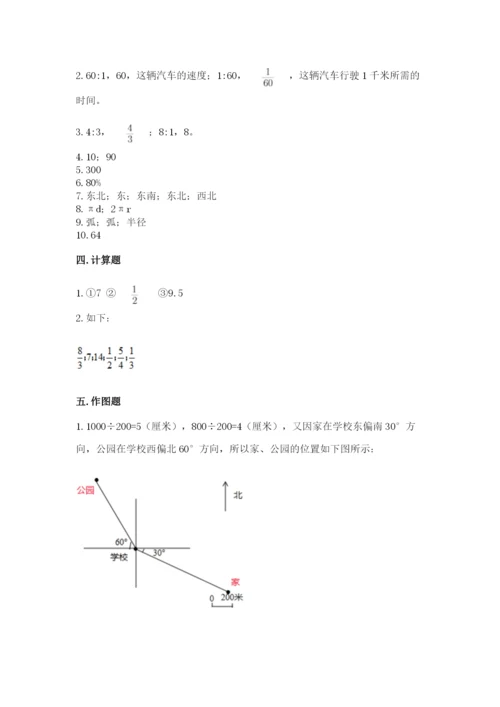 人教版六年级上册数学期末测试卷（易错题）.docx