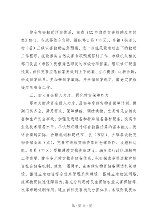 XX年市防灾减灾救灾工作要点.docx
