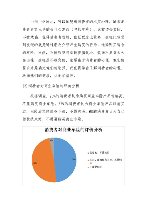 影响消费者购买车险因素的调查分析报告(共20页)