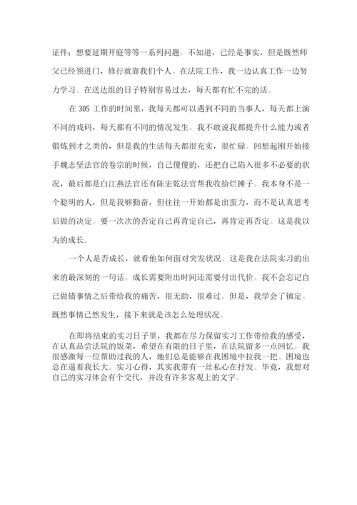 人民法院-毕业实习报告.docx