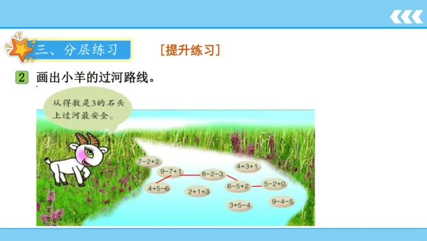 【新教材】人教版数学一年级上册5 6~10的认识和加减法第5课时 加减混合  课件(共18张PPT)