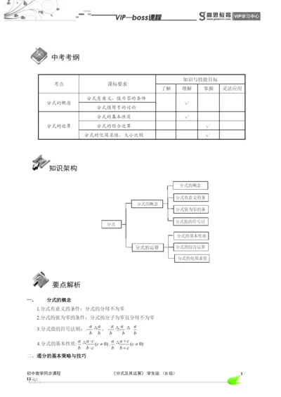 BOSS-初中数学-分式B级-第01讲.docx