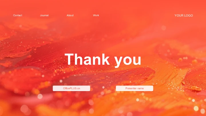 红色现代风商务培训PPT主题