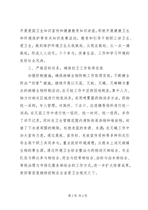 乡镇年度创卫工作总结.docx