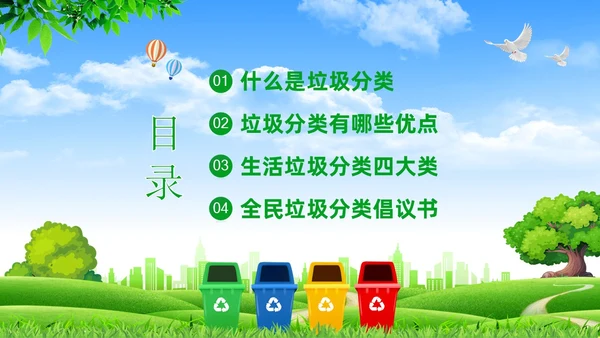 垃圾分类知识社区宣讲专题培训PPT课件