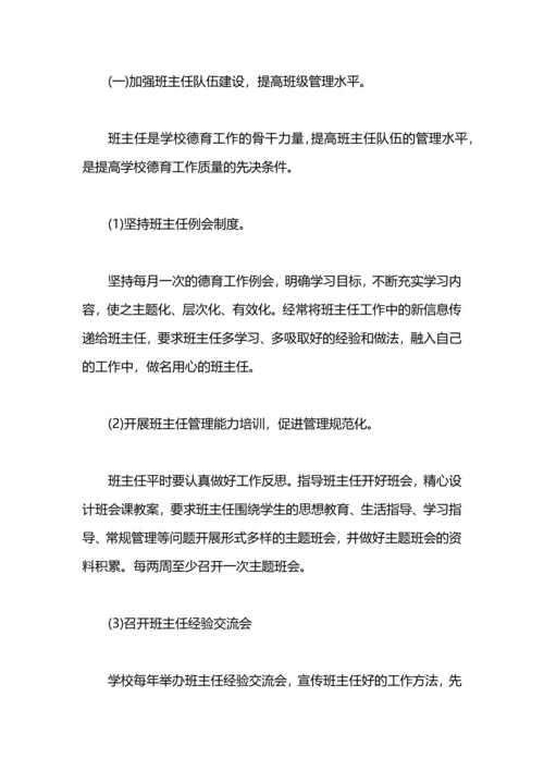 加强小学德育工作总结范文.docx