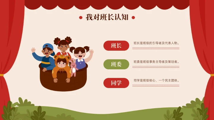 小学生班干部竞选自我介绍PPT