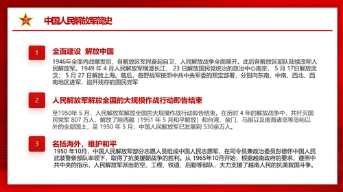 八一建军节热血铸军魂PPT课件模板
