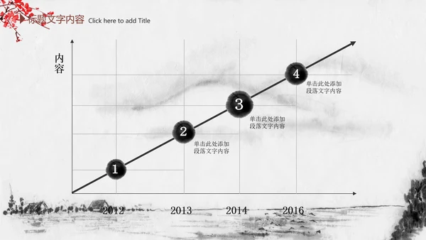 精美水墨中国风2016年终报告PPT模板