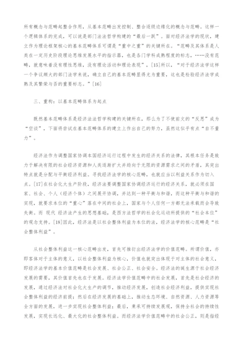 反思与重构：浅论经济法学研究路径与基本范畴体系.docx