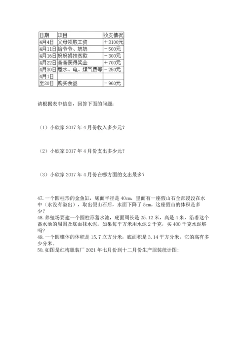 六年级小升初数学应用题50道带答案ab卷.docx