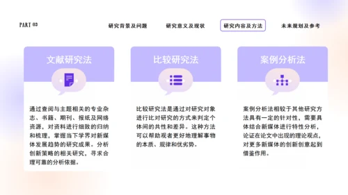 新闻媒体开题报告毕业答辩新媒体发展通用PPT模板