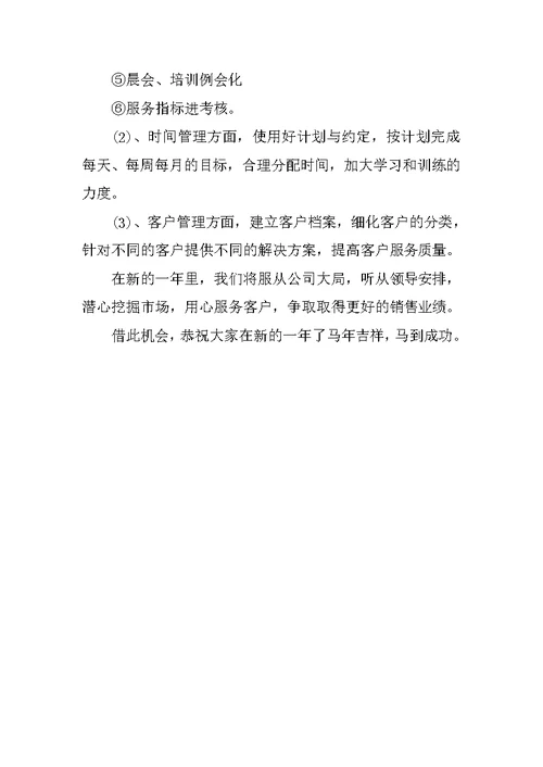 年终销售经理总结报告
