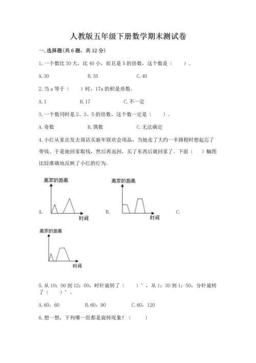 人教版五年级下册数学期末测试卷【典型题】.docx