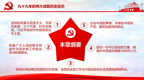 庆祝党的建党99周年PPT党课课件