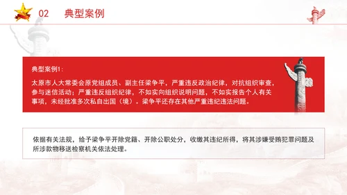 法律知识党课PPT违反党的组织纪律案例剖析