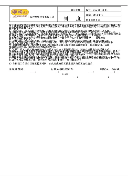 人力资源基础管理学习操作流程纲要纲要