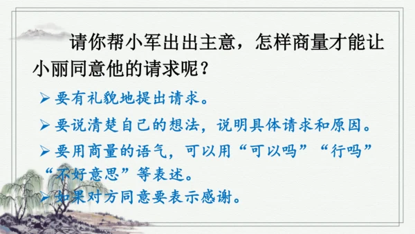 部编版二年级上册语文 口语交际：商量 课件