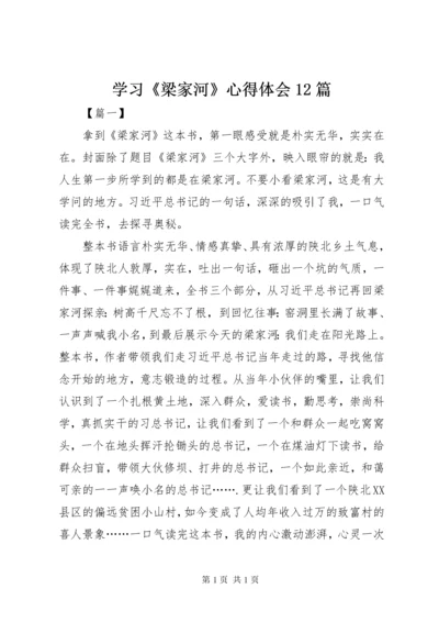 学习《梁家河》心得体会12篇.docx