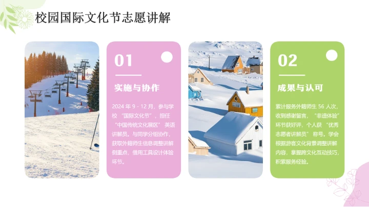 英语专业英语导游大学生职业生涯发展展示PPT模版