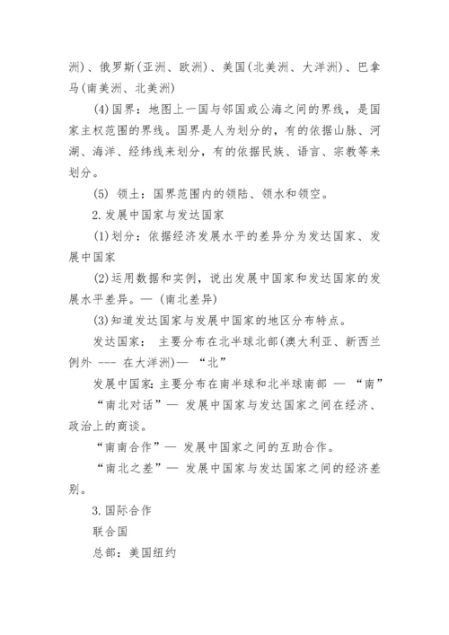 初中地理知识点全整理.docx