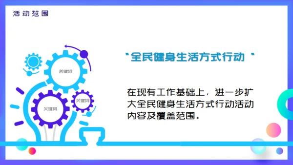 渐变风活力瑜伽全民健身日通用PPT模板