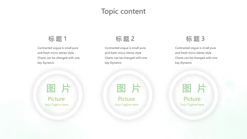 绿色小清新述职报告动态PPT模板