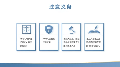 蓝色简约大气法律知识讲座PPT动态模板