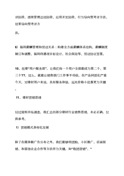 建材总经理岗位职能职责.docx