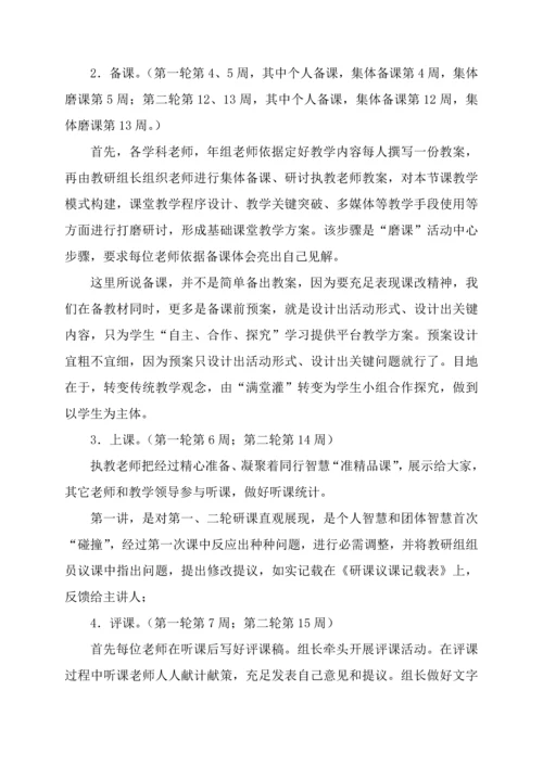 小学校本研修活动专项方案研课磨课助提升.docx
