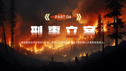 预防山火人人有责林火通用PPT模板