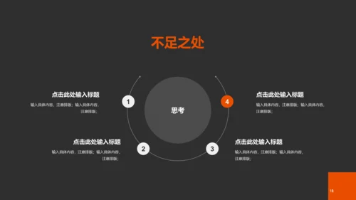 橙色现代汽车企业工作总结PPT
