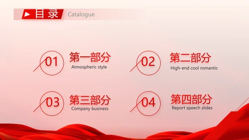 红色喜庆热烈欢迎领导莅临指导动态PPT