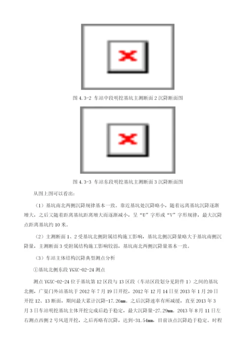 地铁明挖车站监测方法及变形规律分析.docx