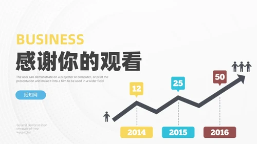 多彩发展历程企业大事记时间轴图表PPT模板