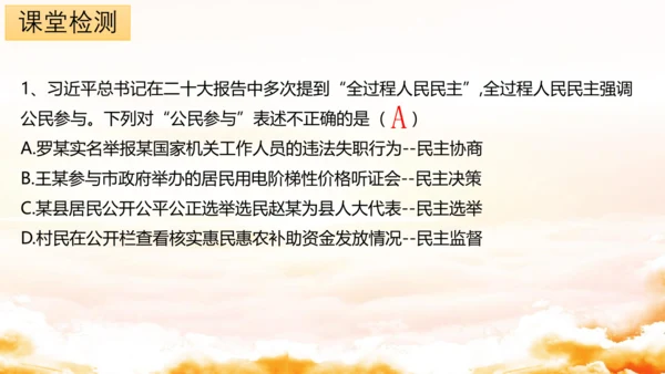 3.2参与民主生活 课件(共30张PPT)