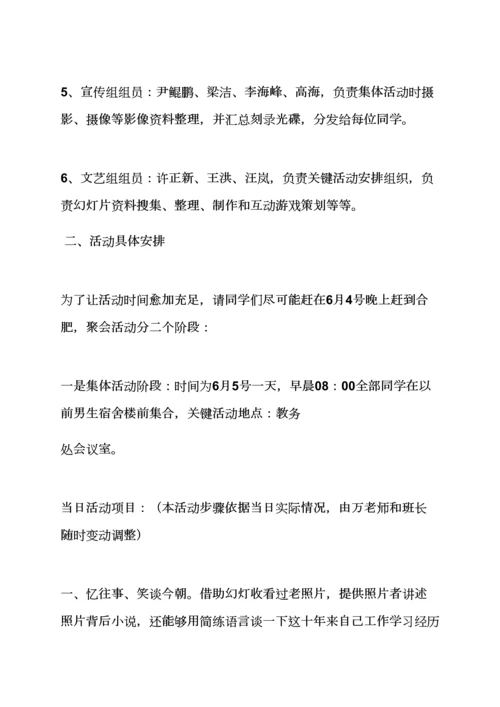 活动专项方案之毕业同学聚会专项方案.docx